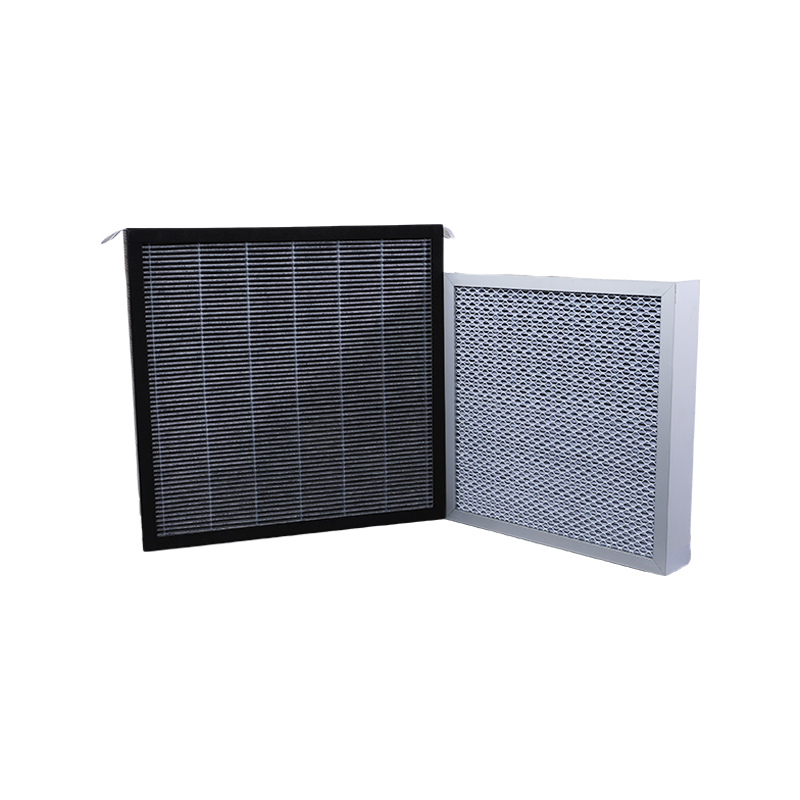 Aluminium Frame High Efficiency Air Filter with Plastic Spraying Wire Mesh